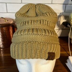 - C C branded slouchy hat!! Beanie. New